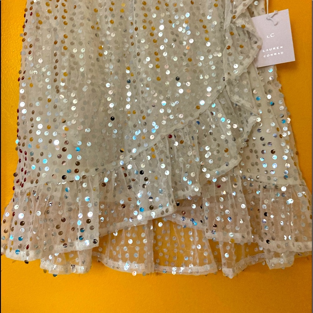 Lauren Conrad sequin skirt small